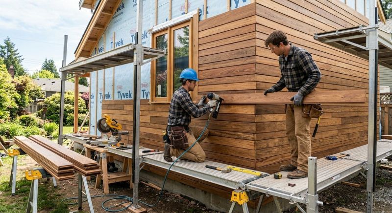Wood Plank Siding Installation in Fairfield County, CT