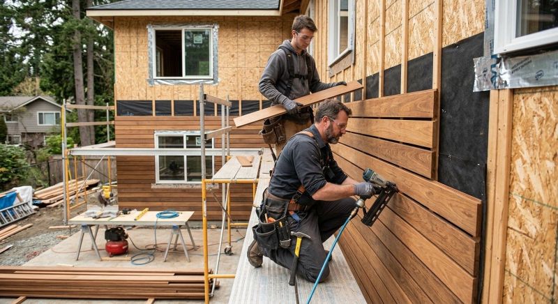 Barn Wood Siding Installation in Boston, MA