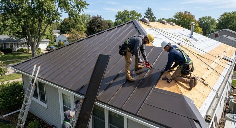 Steel Roof Installation in Fredericksburg, VA