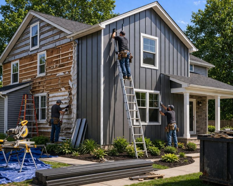 Synthetic Siding Installation in Nashua, NH