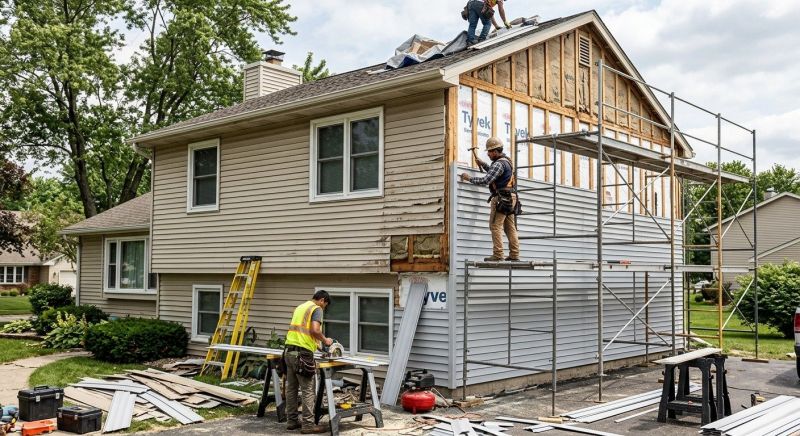 Vertical Siding Replacement in Stamford, CT