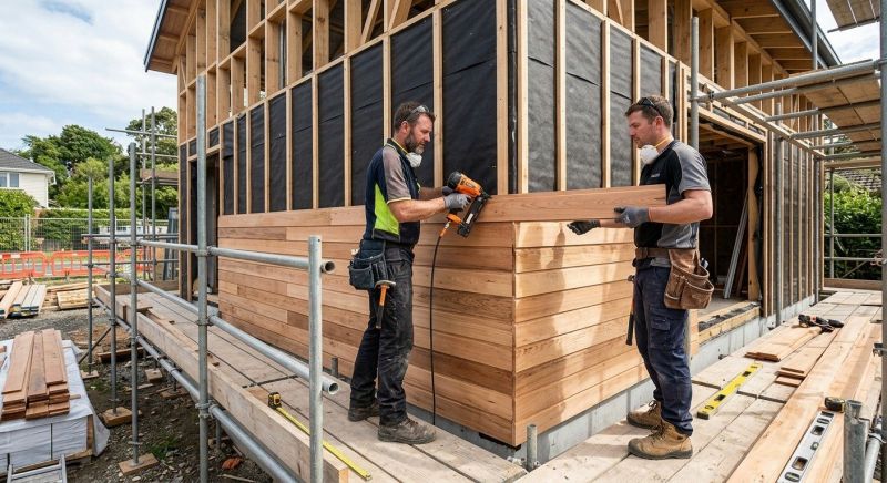 Wood Cladding Installation in Boston, MA