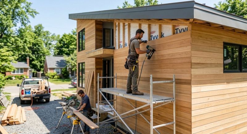 Wood Plank Siding Installation in Fairfield County, CT